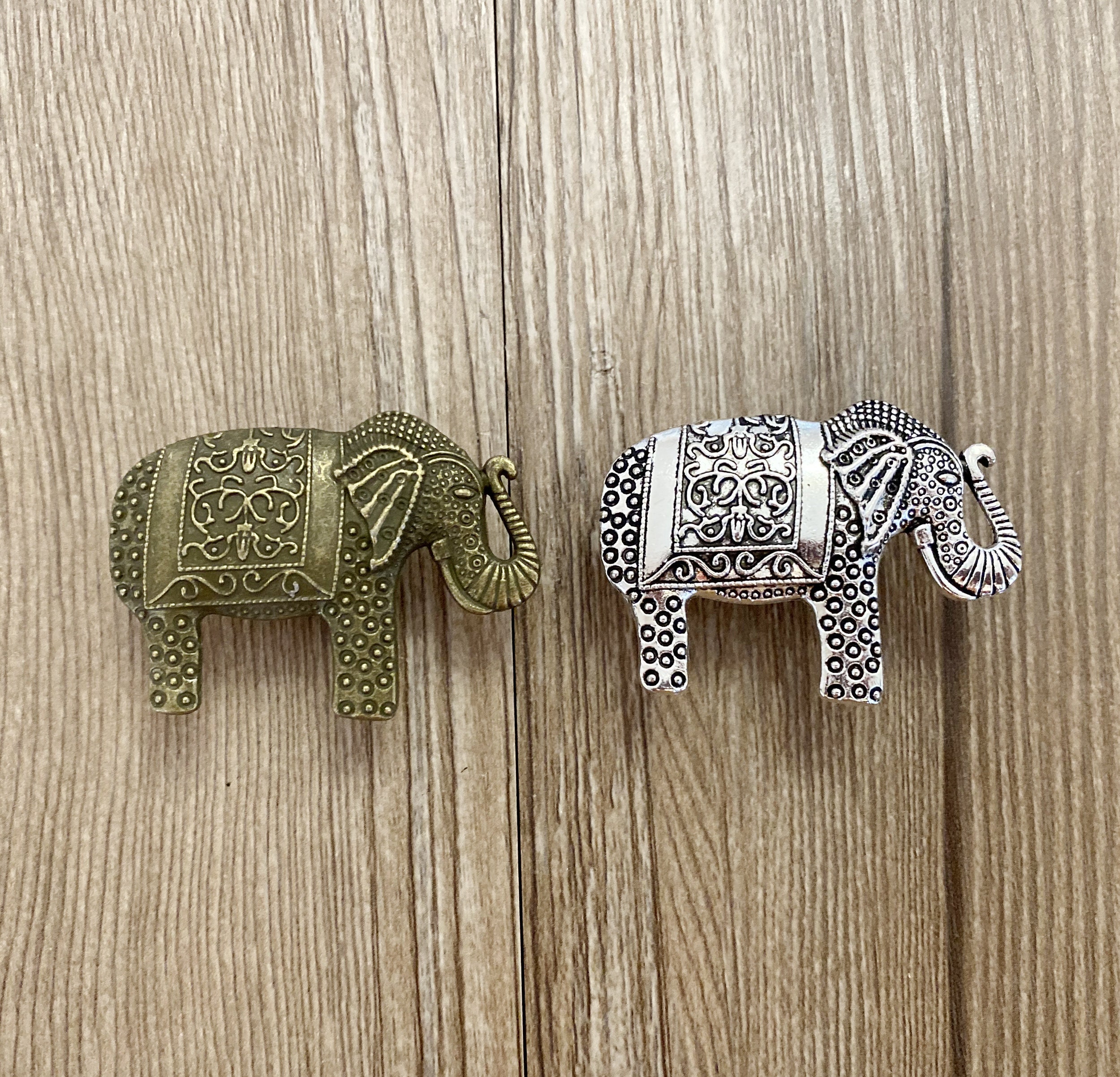 Brass Elephant Drawer Knobs / Elephant / Gothic Home Etsy