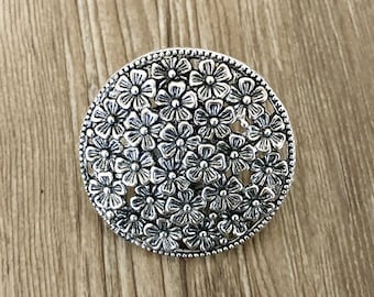 Retro Flower drawer knobs / Flower cabinet / Gothic Home Decor / Flower Shaped drawer knobs / Furniture Hardware,Z-348