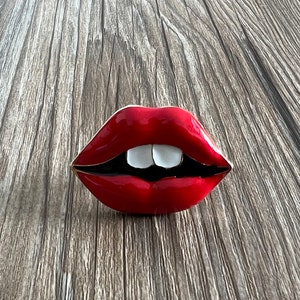 Enamel Red Lips drawer knobs / Red Lips cabinet / Gothic Home Decor / Furniture Hardware,Z-975 image 3