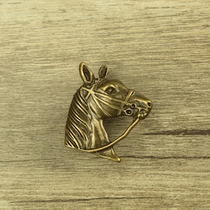 Bronze Horse drawer knobs / Horse cabinet / Gothic Home Decor / Animal Shaped drawer knobs / Furniture Hardware,Z-001