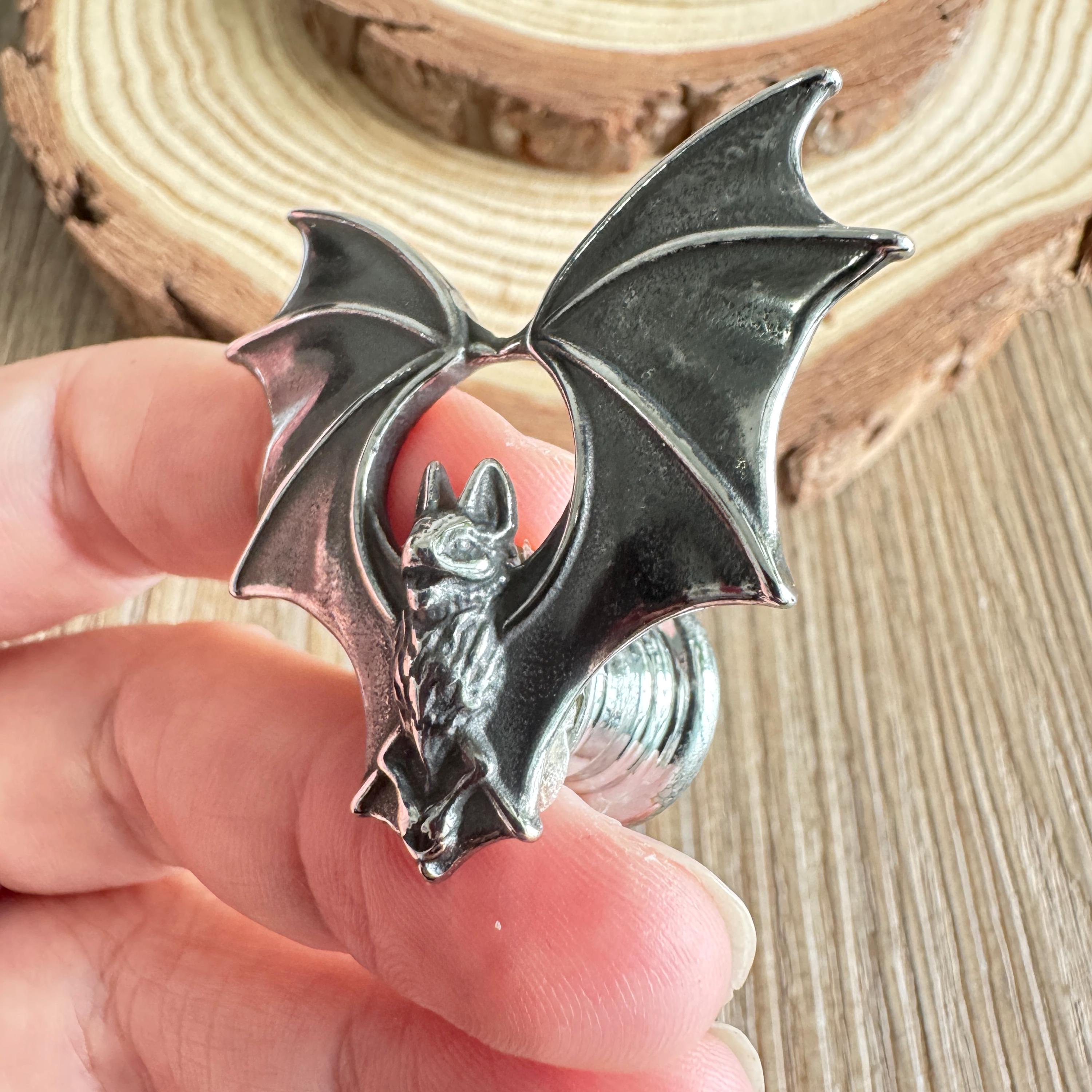 Bat Drawer Knobs /punk/hip-hop/stainless Steel Knob/gothic Home Decor ...