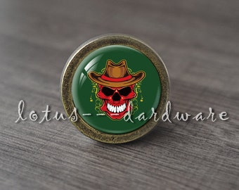 Skull-Handmade Vintage Antique Drawer Knobs Pulls Handles/Dresser Knobs Cabinet Pull handles / Furniture Hardware