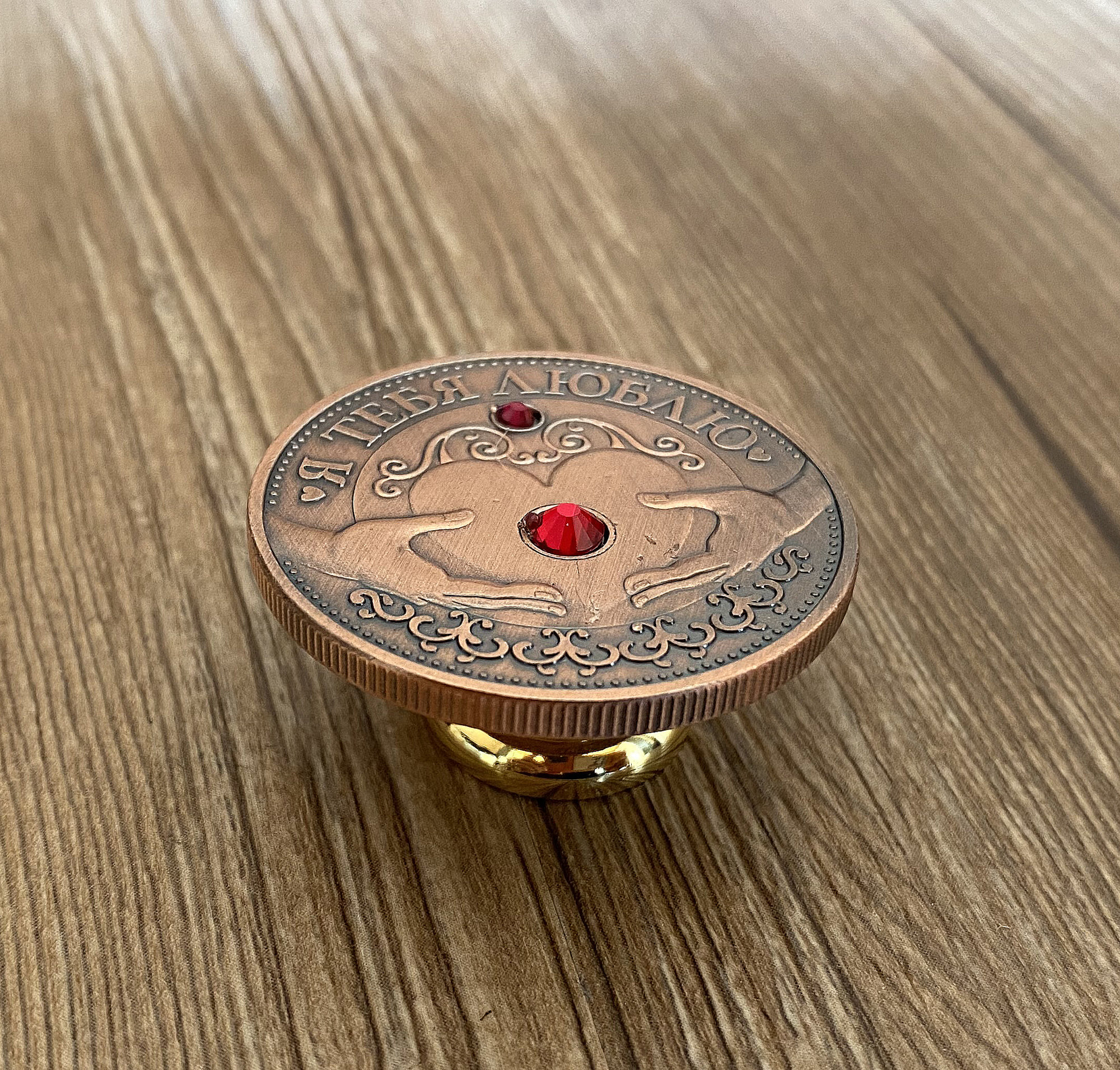 Rose Gold Love Drawer Knobs / Rose Gold Retro / Resin Etsy