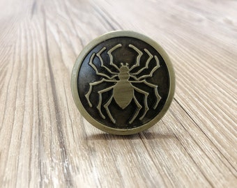 Bronze Spider drawer knobs / Lizard cabinet / Gothic Home Decor / Animal Shaped drawer knobs / Furniture Hardware,Z-169