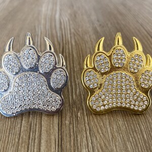 Bear paw drawer knobs / Bear paw cabinet / Gothic Home Decor / Animal Shaped drawer knobs / Furniture Hardware,Z-754