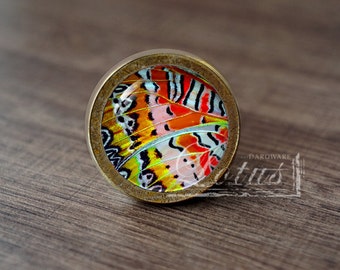 Butterfly Wing —Handmade Vintage Antique Drawer Knobs Pulls Handles/Dresser Knobs Cabinet Pull handles / Furniture Hardware