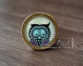 Owl—Handmade Vintage Antique Drawer Knobs Pulls Handles/Dresser Knobs Cabinet Pull handles / Furniture Hardware