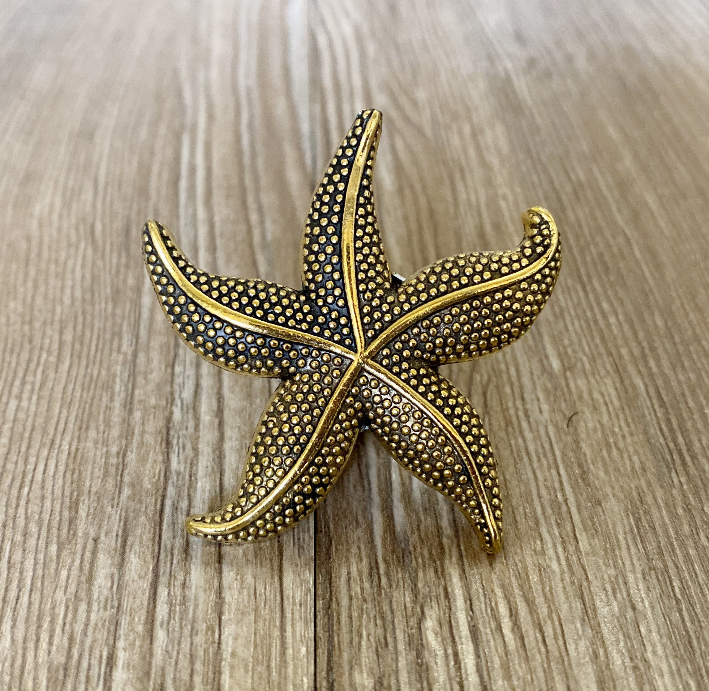 Starfish Drawer Knobs / Furniture Knobs Silver With Rope Etsy