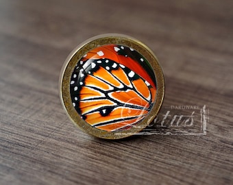 Butterfly Wing —Handmade Vintage Antique Drawer Knobs Pulls Handles/Dresser Knobs Cabinet Pull handles / Furniture Hardware