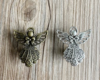 Perillas de cajón con forma de ángel retro / Gabinete de ángel / Decoración gótica del hogar / Perillas de cajón con forma de ángel lunar / Herrajes para muebles, Z-860