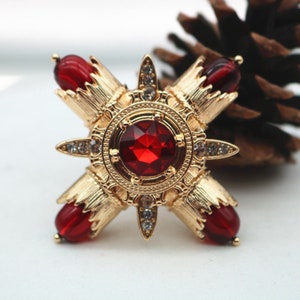 Enamel Retro Court Cross drawer knobs / Enamel Cross cabinet / Gothic Home Decor / Furniture Hardware,Z-779
