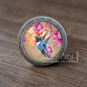 Hummingbird—Handmade Vintage Antique Drawer Knobs Pulls Handles/Dresser Knobs Cabinet Pull handles / Furniture Hardware