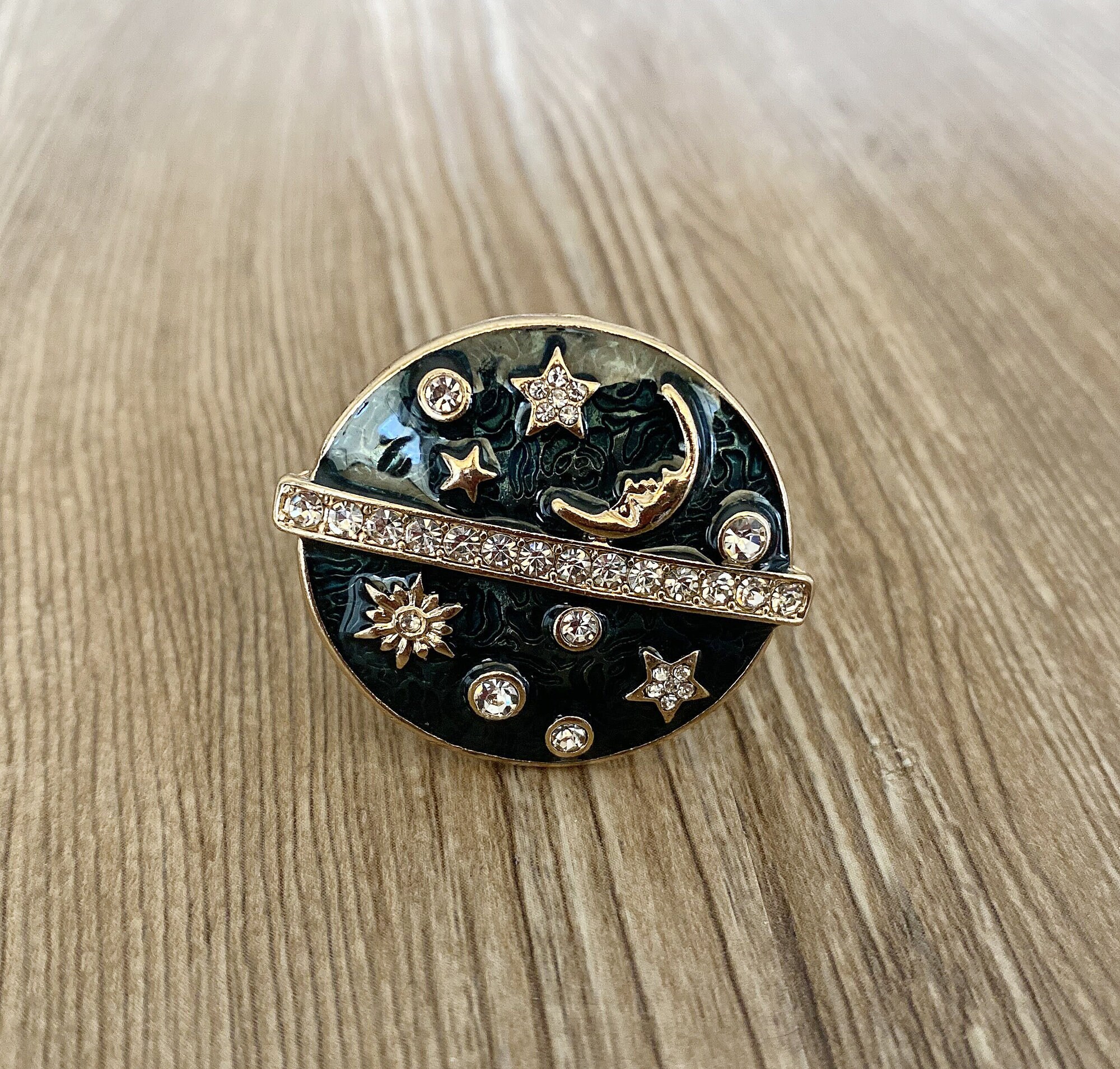 Enamel Moon and Stars Drawer Knobs / Starry Sky / Etsy