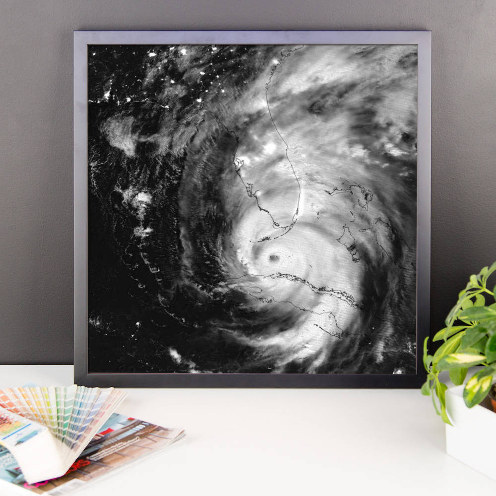 Framed Hurricane Irma Poster - Etsy