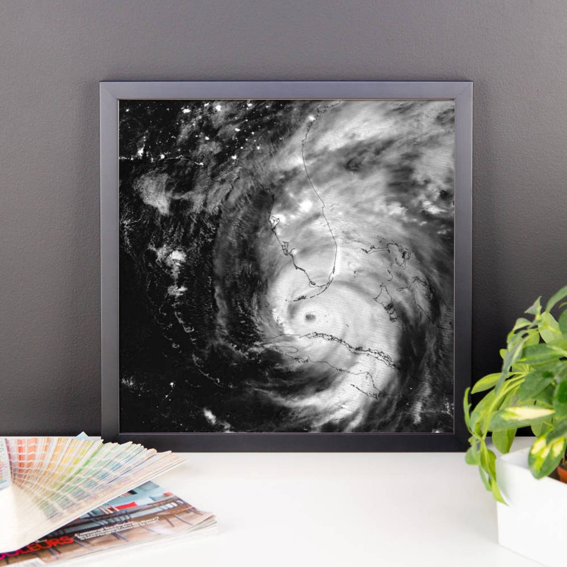 Framed Hurricane Irma Poster - Etsy