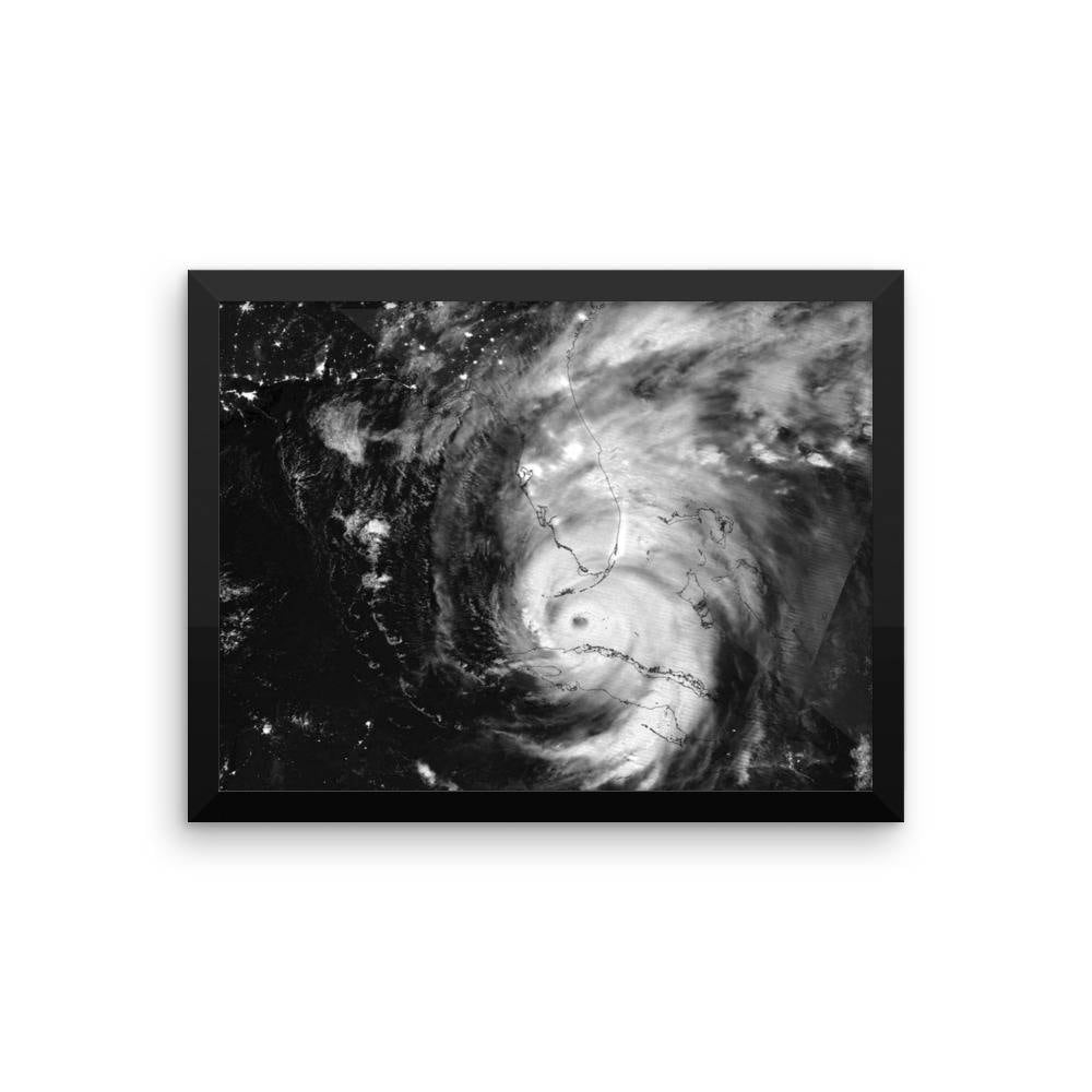 Framed Hurricane Irma Poster - Etsy