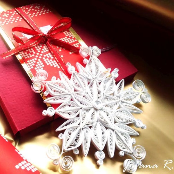 Snowflake Gift Box Etsy