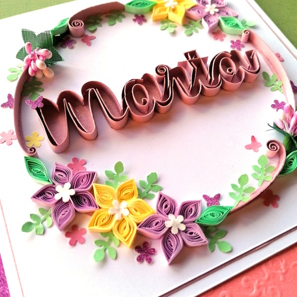 Quilling Name Etsy