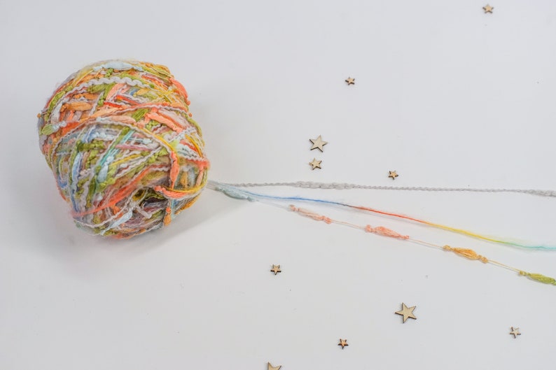 50g Fall Lake Fancy Yarn Mixed Yarn Textile Art DIYmixed mediaembellishmentdecorationgift wrappingjournalsscrapbooks