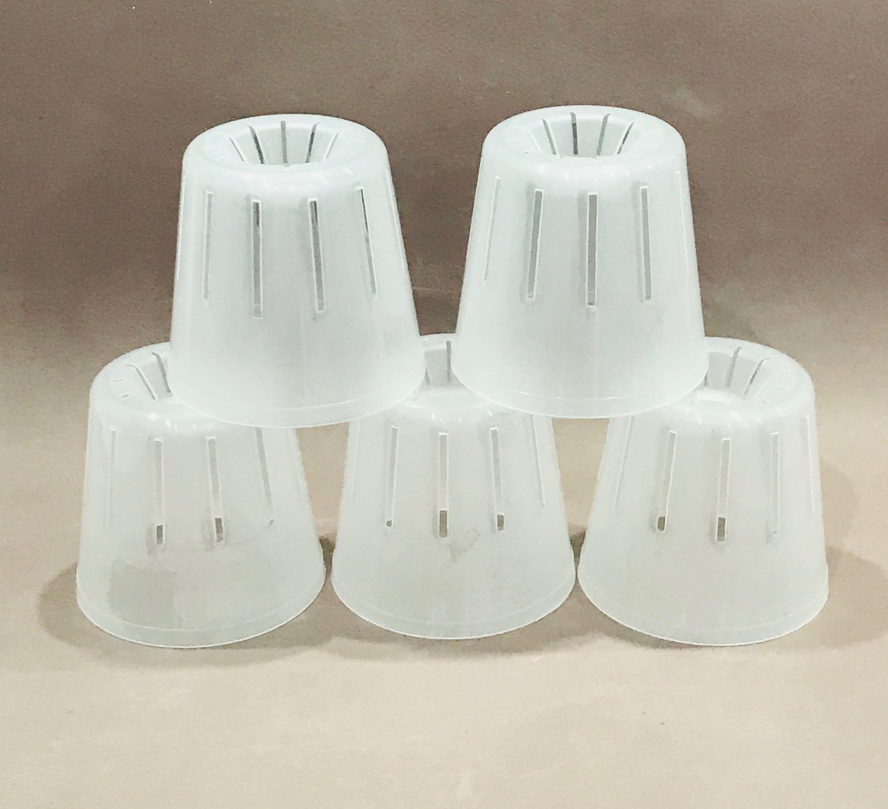 3 inch Clear Orchid Pots 5/pack Etsy