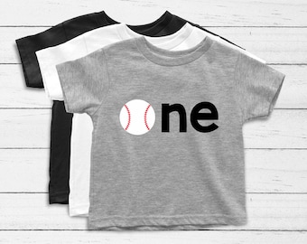 Baseball Birthday Boy Shirt - First Birthday Boy Outfit - Birthday Boy Baseball - 1st Birthday Baseball Theme Outfit - First Birthday Shirt