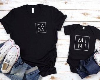 Dada Mini Shirts - Dad Shirt - Matching Daddy and Me Shirts - Fathers Day Gift - Gift for Dad - Family Matching Shirts - Father and Son