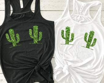 Bachelorette Party Shirts - Arizona Bachelorette - Scottsdale Bachelorette Party Shirts - Cactus Tank - Flowy Bridesmaid Tank Tops