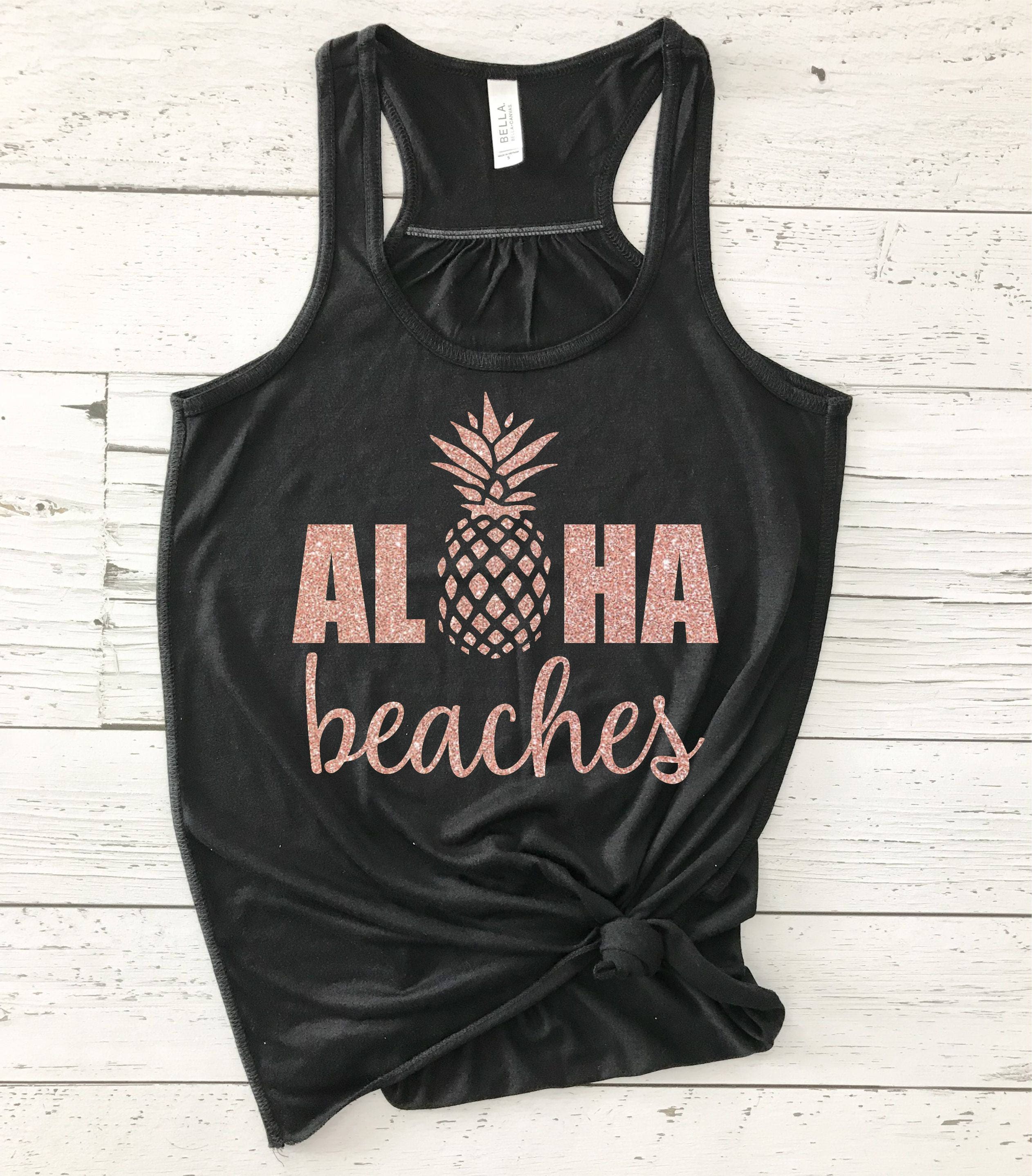 Bachelorette Party Shirts Aloha Beaches Tank Bridal Party | Etsy