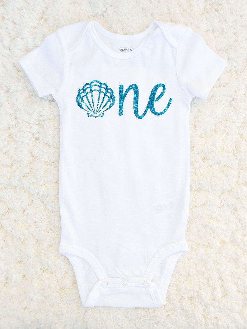 Seashell First Birthday Shirt Girl First Birthday Outfit - Etsy
