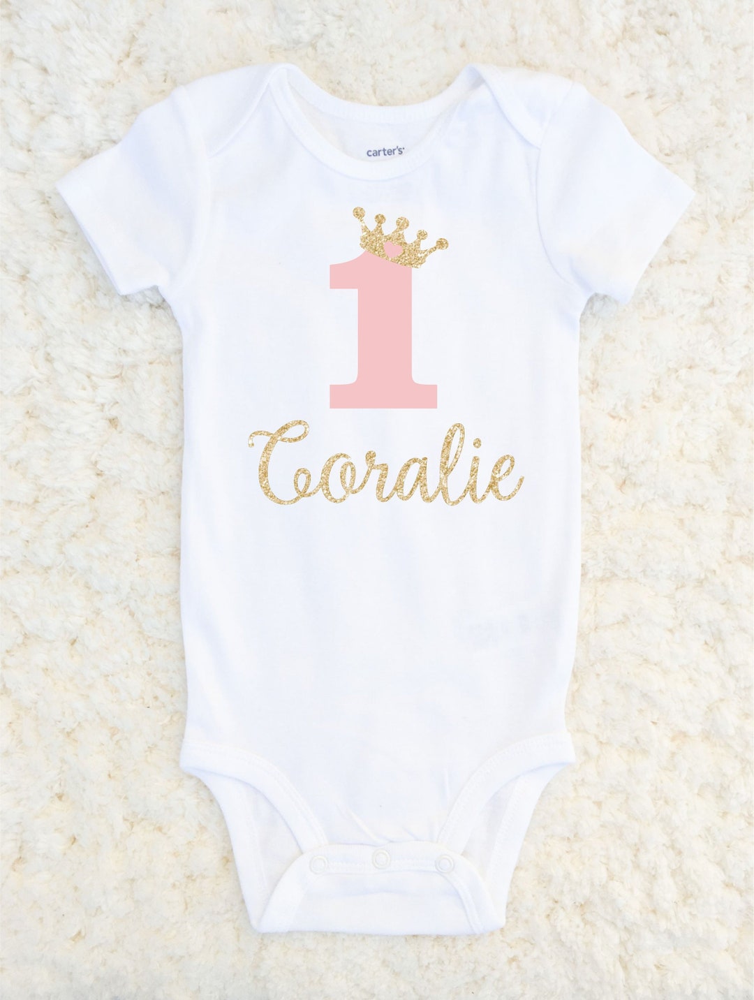 First Birthday Outfit Girl First Birthday Shirt Baby Girl Custom Name