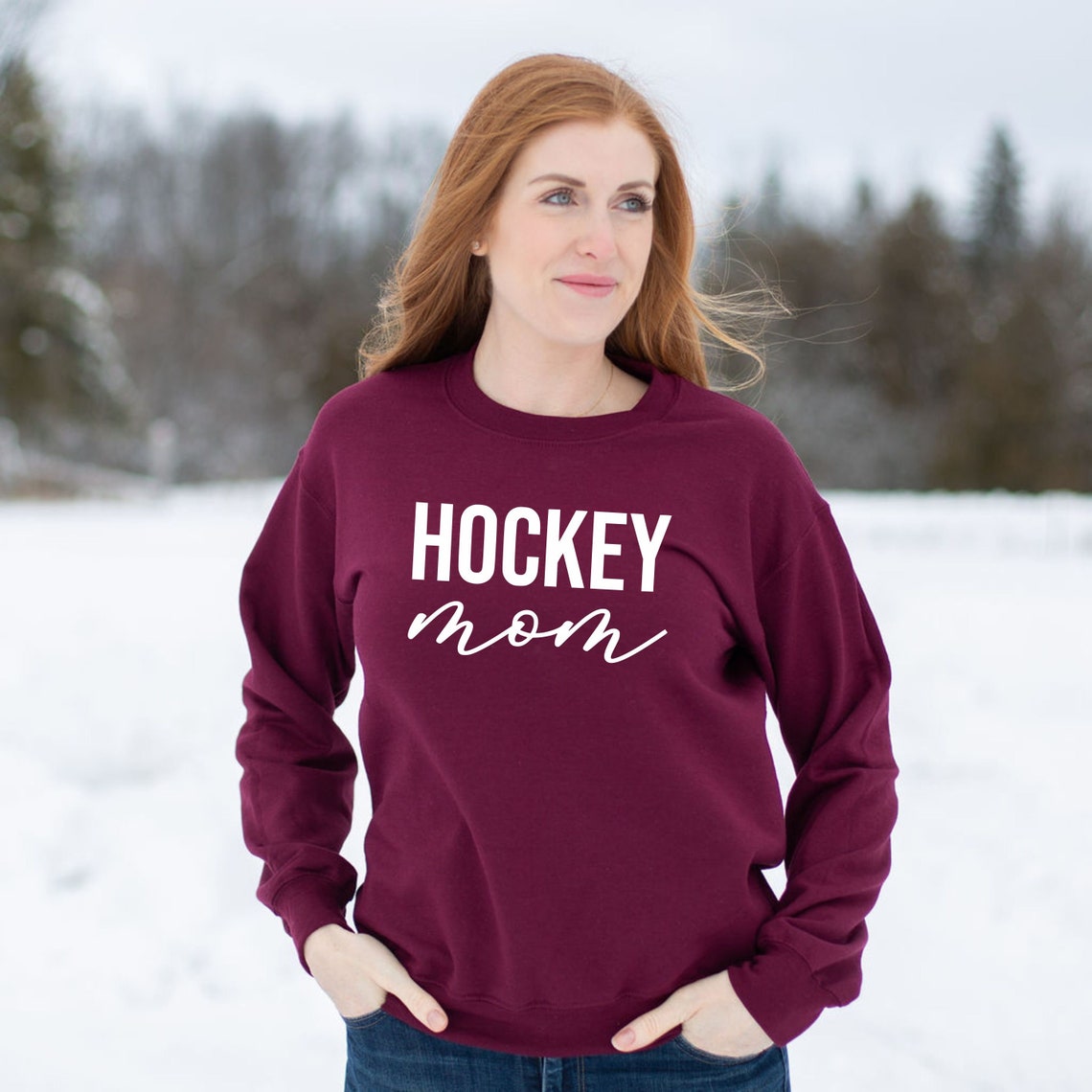 Hockey Mom Sweater Hockey Mom Life Sweatshirt I'm a - Etsy