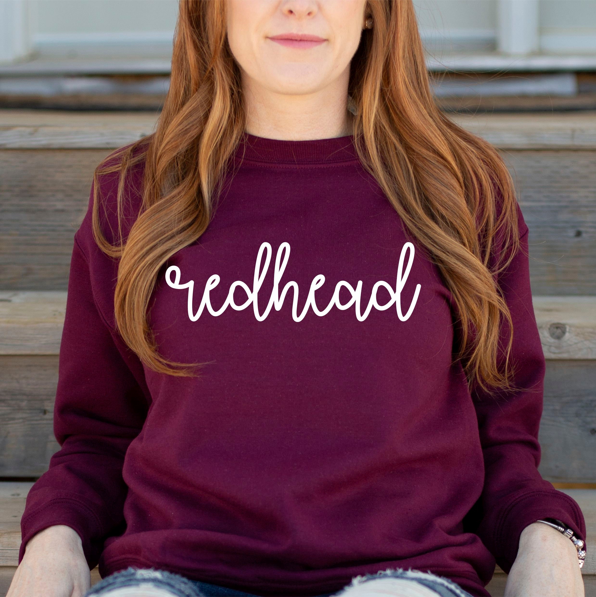 redhead sweater