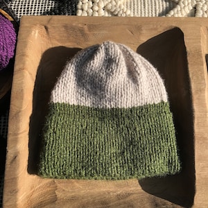 XL Double Brim TexKnits Beanie - MidCrown Split