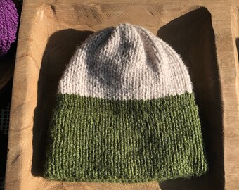 XL Double Brim TexKnits Beanie - MidCrown Split