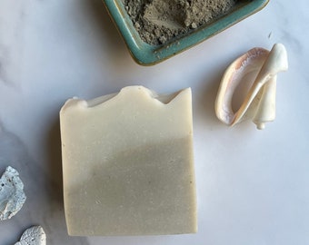 DEAD SEA MUD Soap - Handcrafted Soap - Palm Oil Free Soap - All Natural Skin Care - Cold Process Soap - Shea and Mango Butter