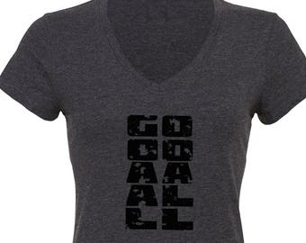 Women's Soccer Goal Shirt, Soccer Printed Shirt, Women's Soccer Shirt, Futbol Shirt, Soccer TShirt, Soccer Love, Soccer Mom, Soccer Goal