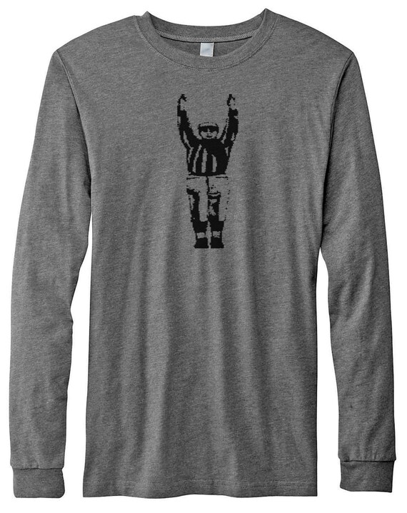 Men's Football Touchdown Shirt, Long Sleeve Tee, Football Shirt, Printed Shirt, Football Player, Football Shirt for Men, Touchdown Shirt