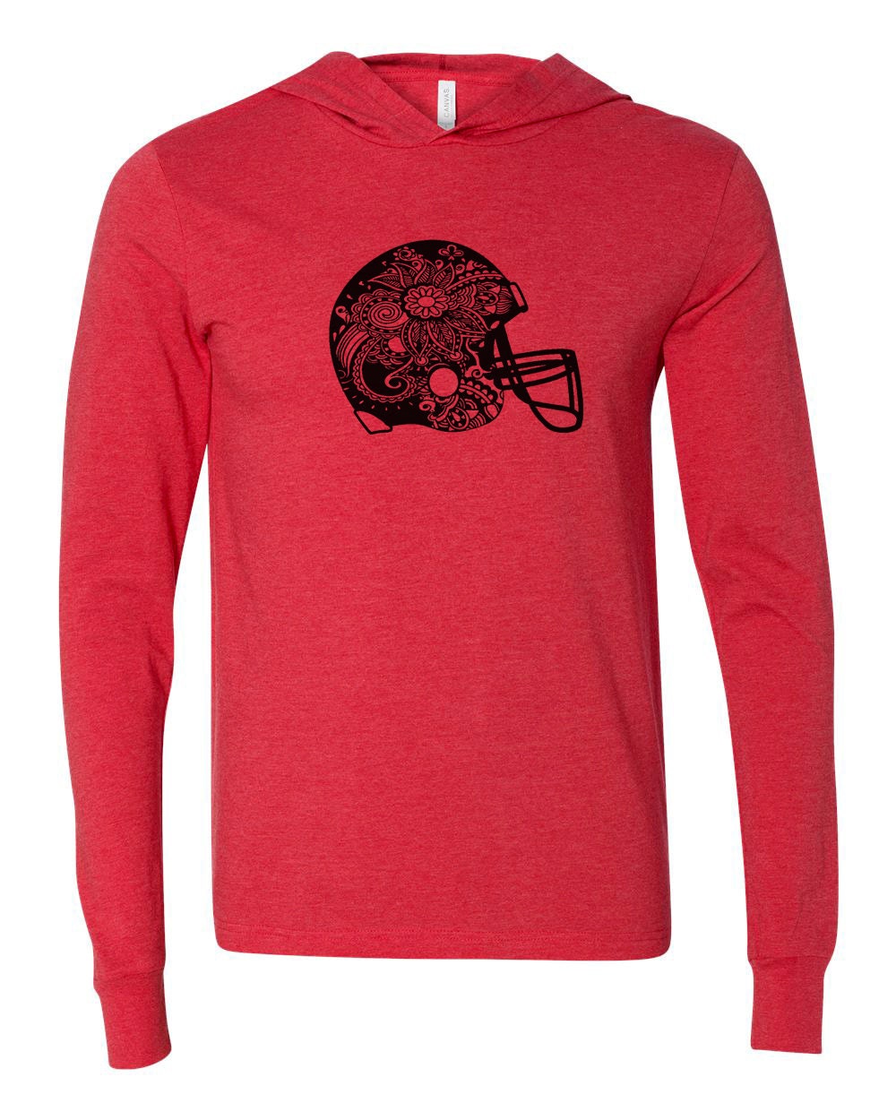 hoodie with football jersey