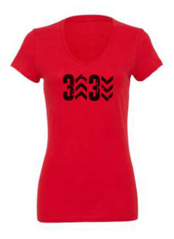 ORIGINAL Women's 3Up 3Down Baseball Printed Shirt, Baseball Design, V-Neck T-Shirt, Women's Baseball Shirt, Printed T-shirt, Baseball TShirt