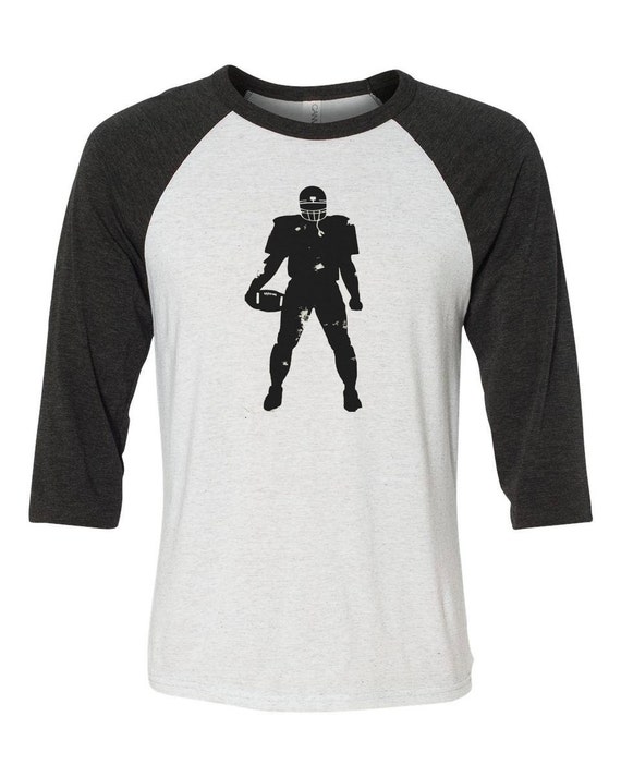 Unisex Raglan Football Player Shirt, Football Shirt, Football Design, Football Player, Women's Football shirt, Men's Football Shirt,