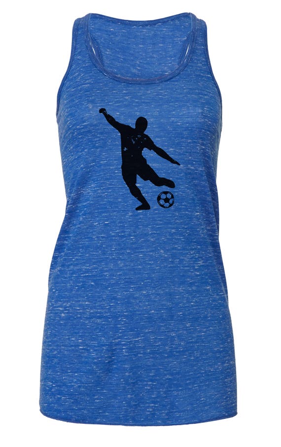 Women's Soccer Printed Tank, Soccer Player, Racerback Tank, Women's Soccer Shirt, Printed Tanktop, Soccer Tank, Futbol Shirt, Soccer Mom