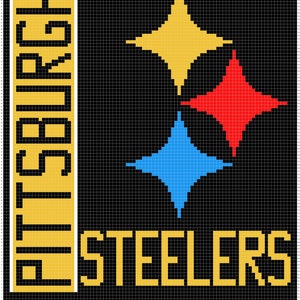 C2C Crochet Steelers Blanket Pattern