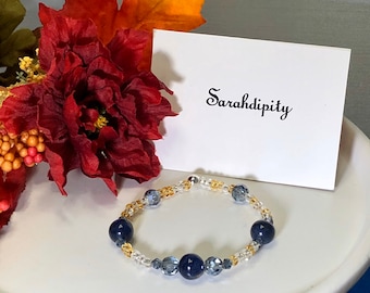 Genuine Blue Sodalite Handmade Bracelet