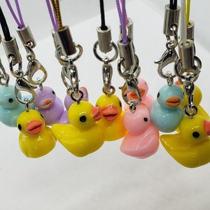 Rubber Ducky Phone Charm / Rubber Duckie Charm / Rubber Ducky Gift / Phone Charm / Phone Lanyard