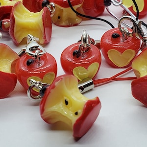 BOGO - 2 for 1 Apples Phone Charms / Apple Charm / Apple Gift / Phone Charm