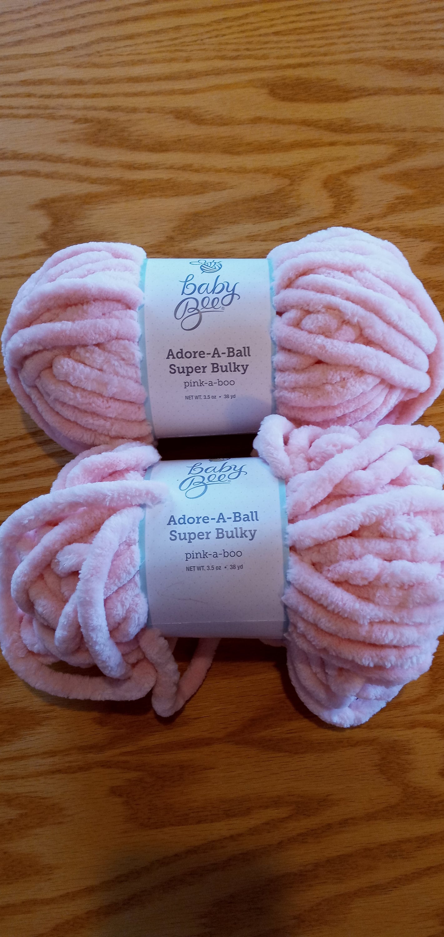 Yarn Bee Eternal Bliss Soft Pink Yarn 28 Yards 8oz Super Soft Knit