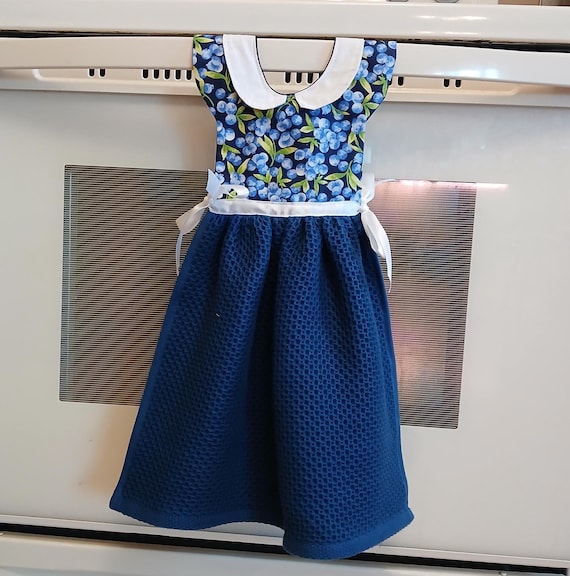 blue towel dress HATCH Collection The Mama Denim Dress in Vintage Dream Blue