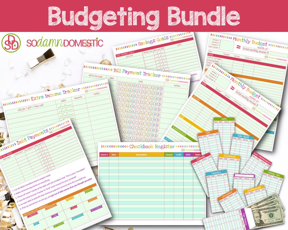 Budget Printable Bundle - Save 5 Dollars - Etsy