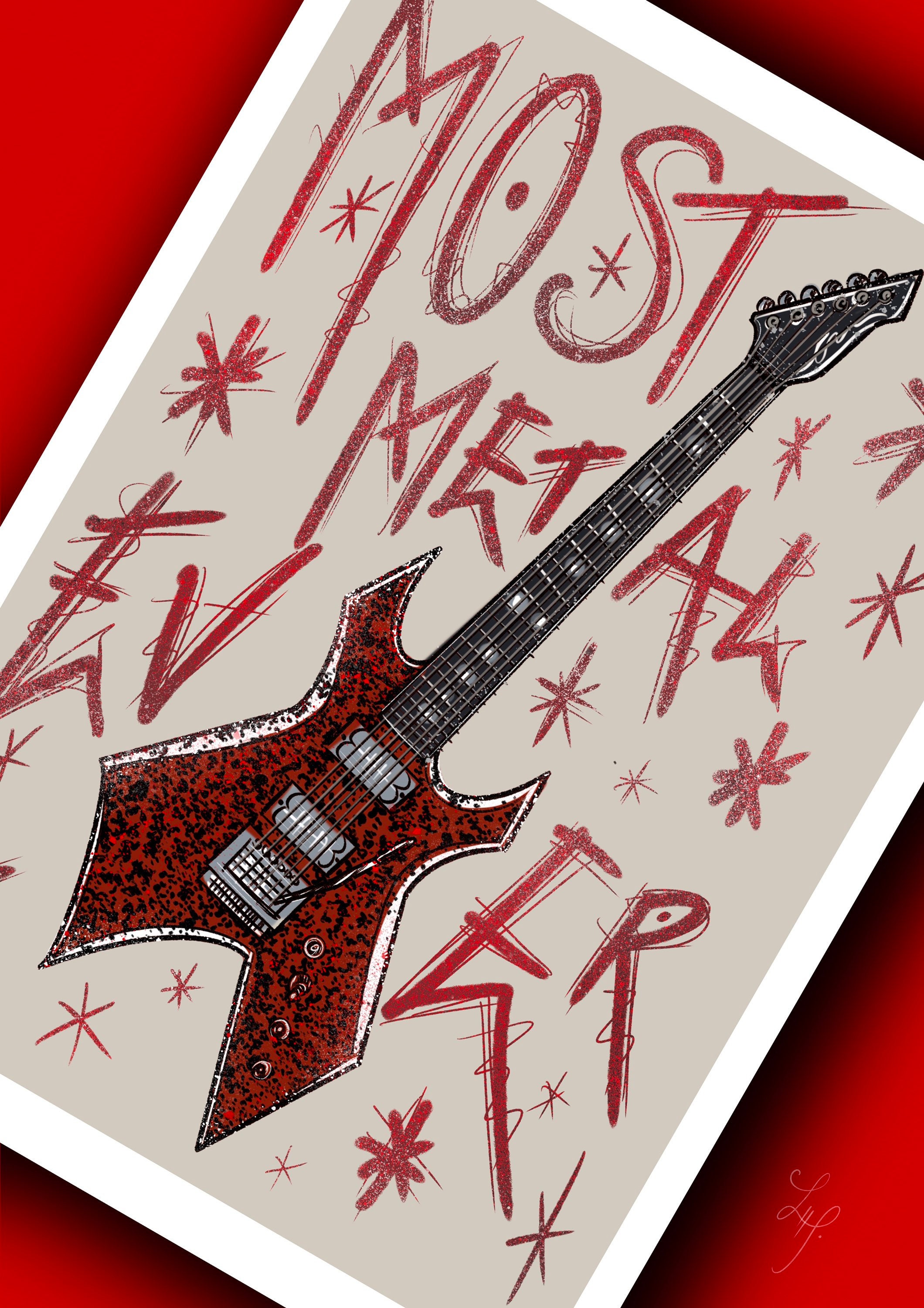 Guitarra do Eddie Munson [Qual é?] Stranger Things