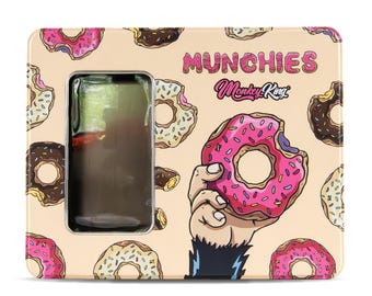 Monkey King Metal Stash Tin with Window – Munchies Design, Collectible Storage Box smokers gifts